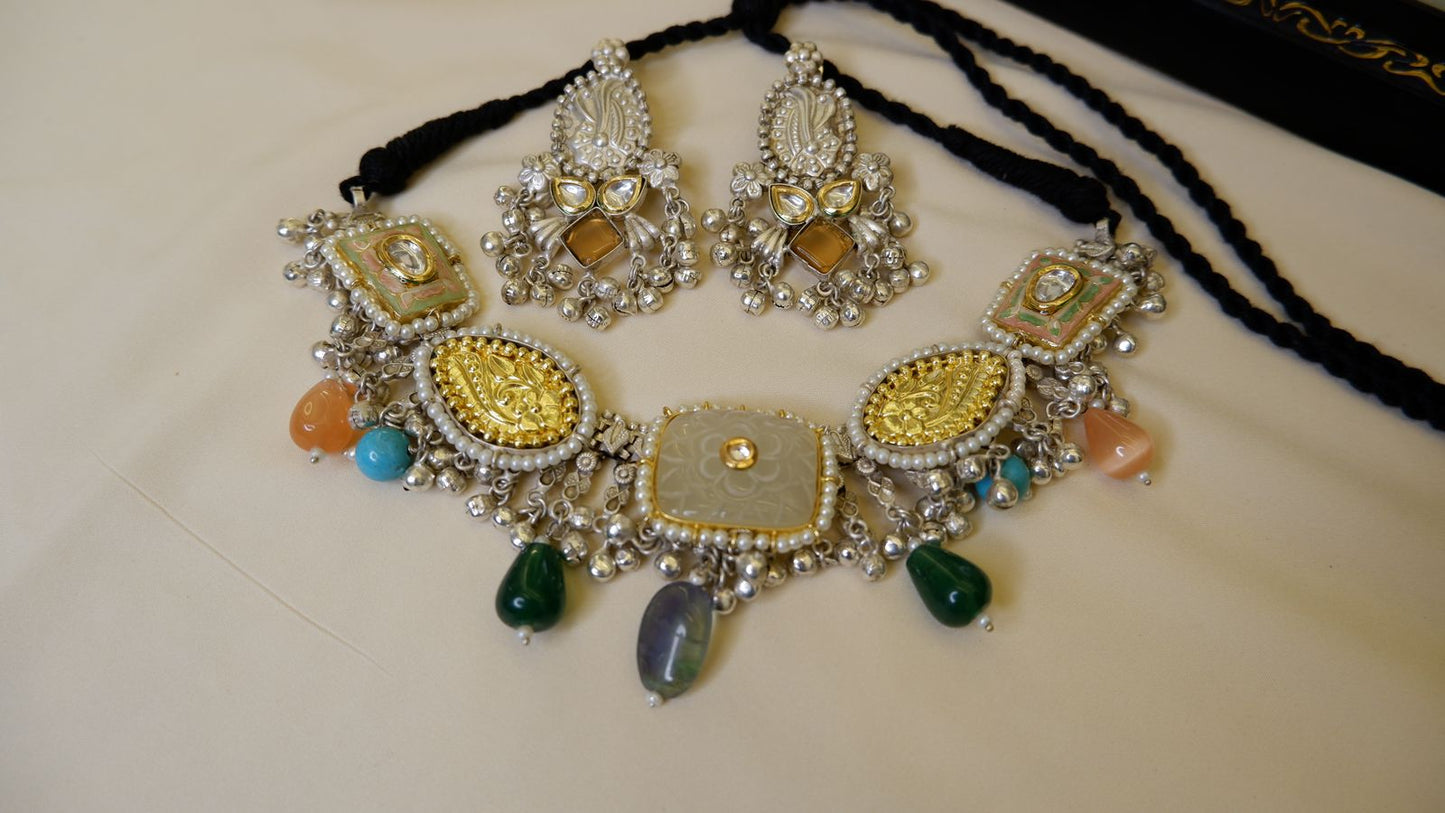 Tribal Dual Tone Neckpiece 2