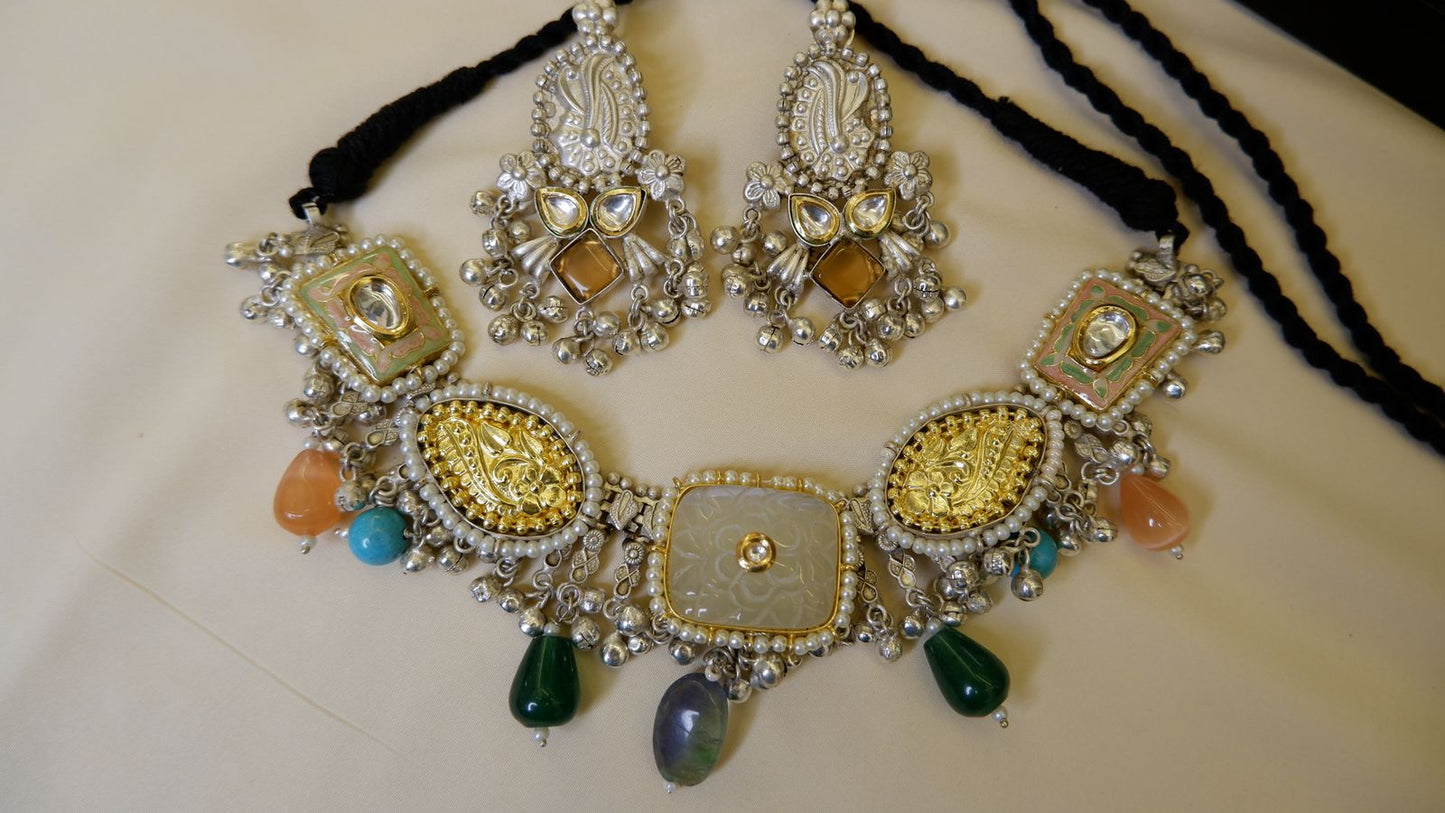 Tribal Dual Tone Neckpiece 2