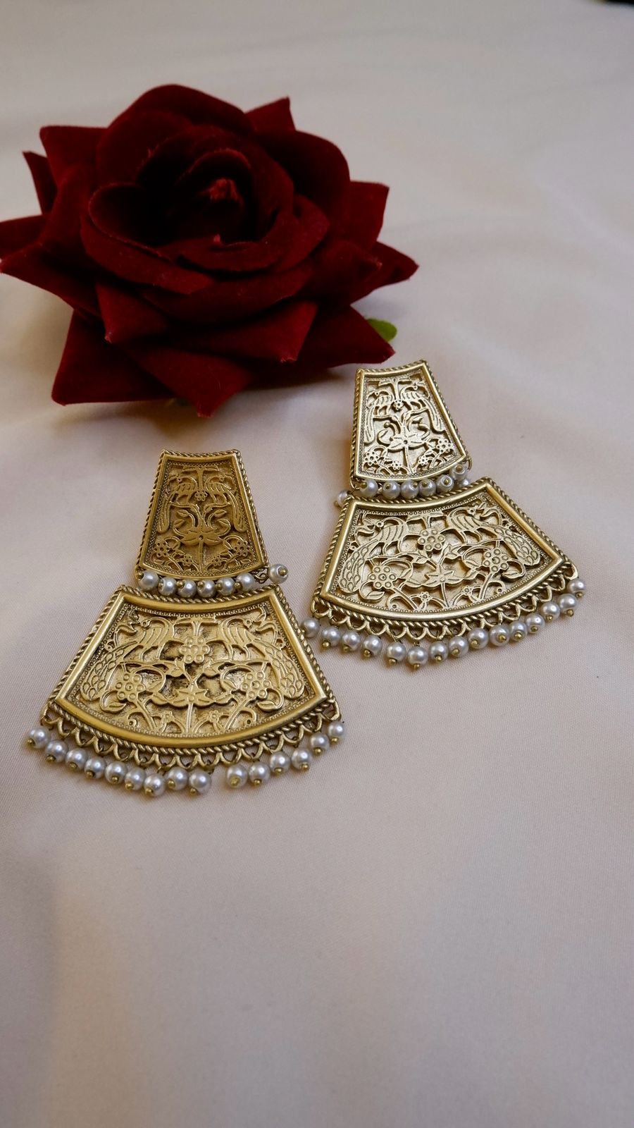 Marwar Thewa Earrings