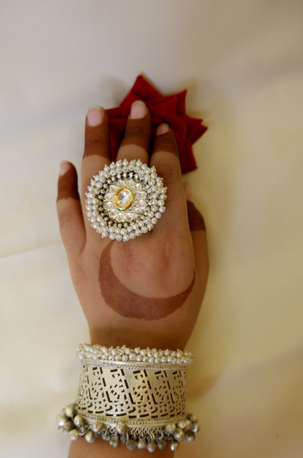 Mogra Kundan Ring